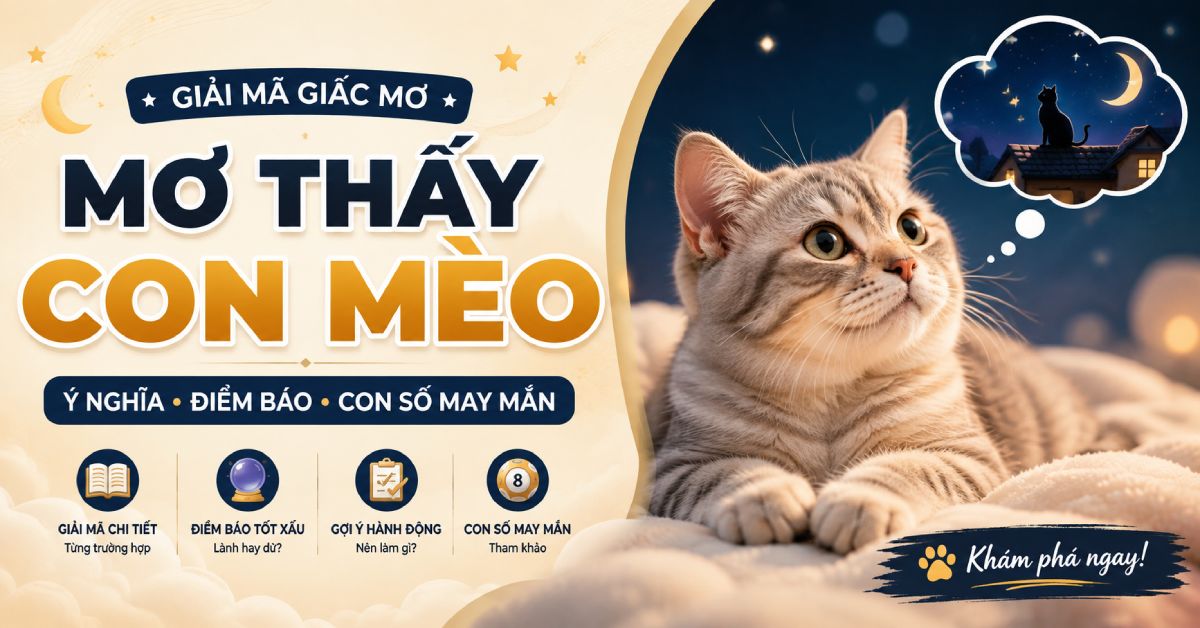 Mơ thấy con mèo